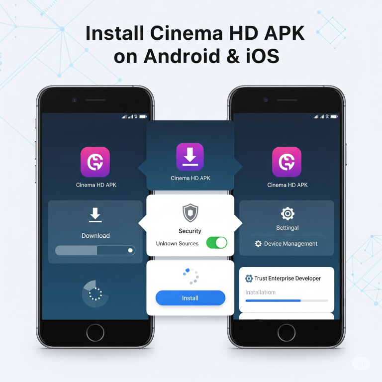Installation Guide for Cinema HD APK for Android and iOS Devices